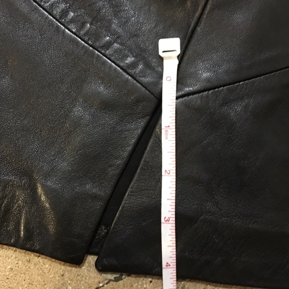 lambskin leather Lucky Brand Pencil skirt with details - Picture 8 of 8